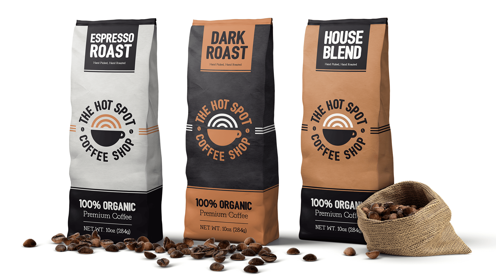 The Hot Spot Coffee Shop brand presentation