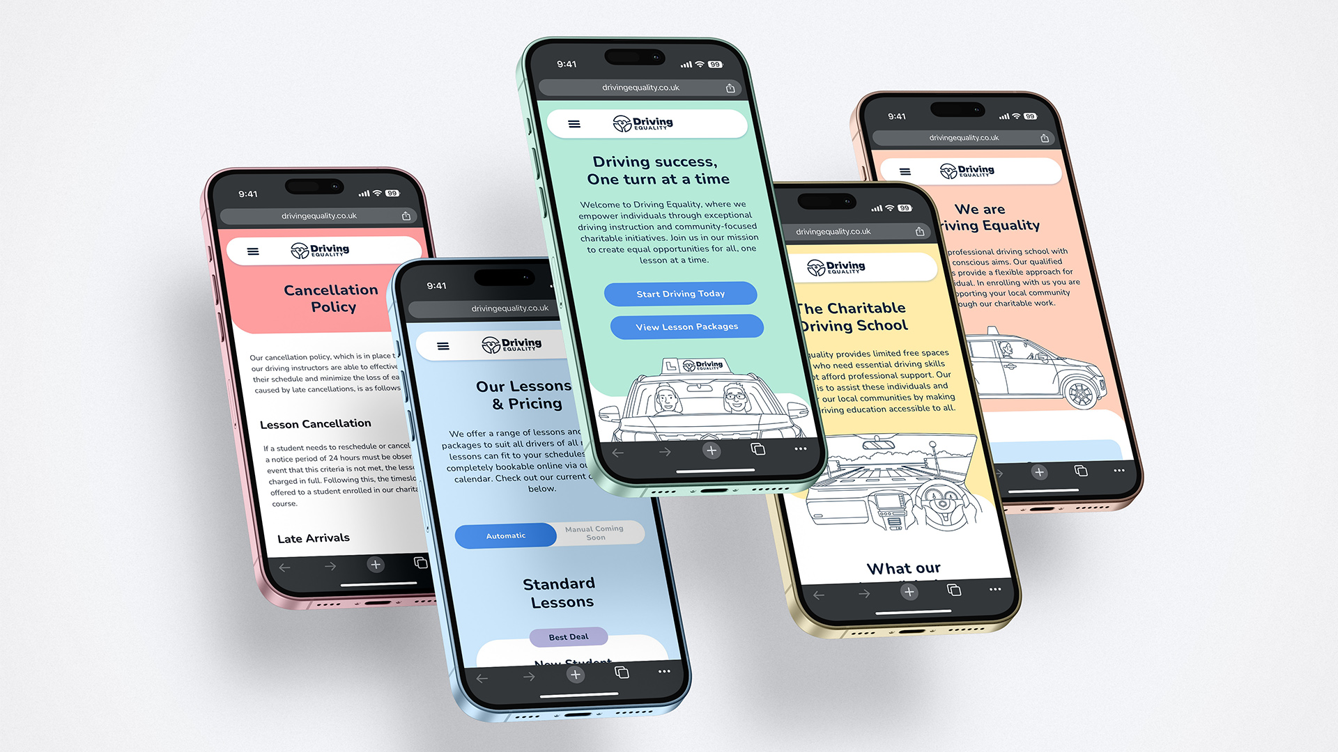 Driving Equality Mobile flow